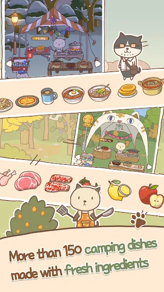 Animal Camping: Idle Camp (Анимал Кемпинг)  [МОД Menu] Screenshot 3