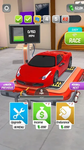 Dyno Racing (Дино Рейсинг)  [МОД Unlocked] Screenshot 1