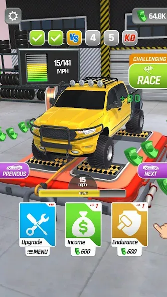 Dyno Racing (Дино Рейсинг)  [МОД Unlocked] Screenshot 4