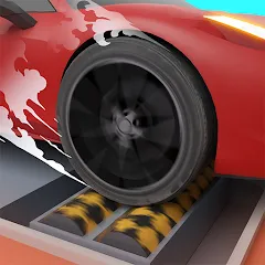 Скачать взломанную Dyno Racing (Дино Рейсинг)  [МОД Unlocked] - стабильная версия apk на Андроид