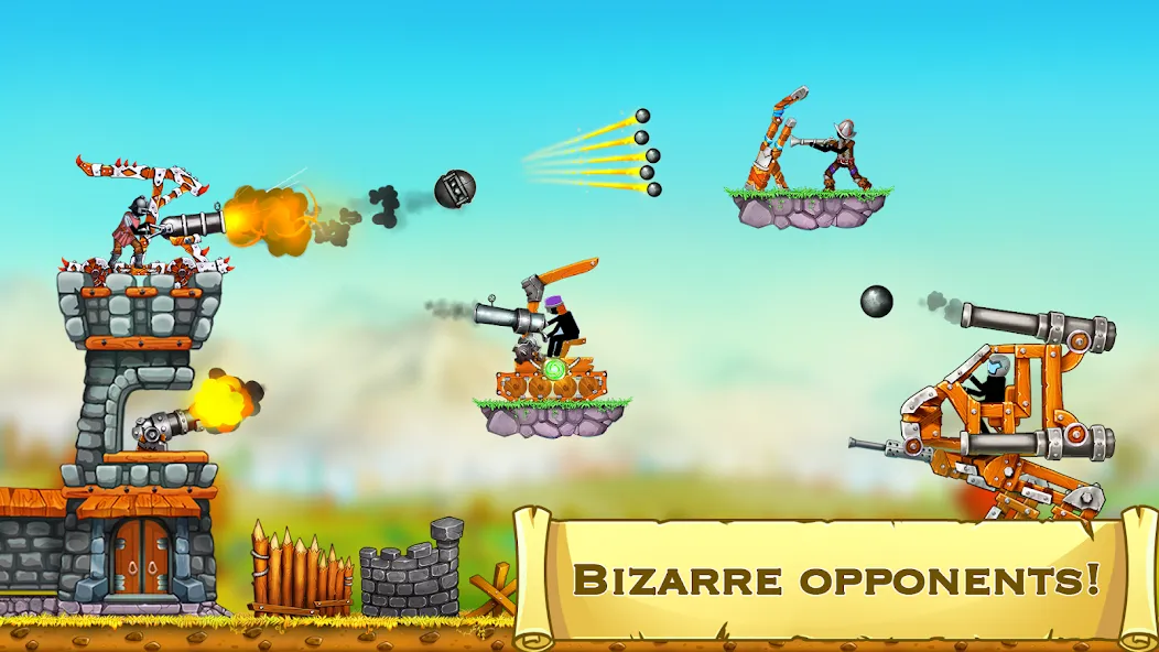 The Catapult 2 : bone masters  [МОД Бесконечные монеты] Screenshot 3