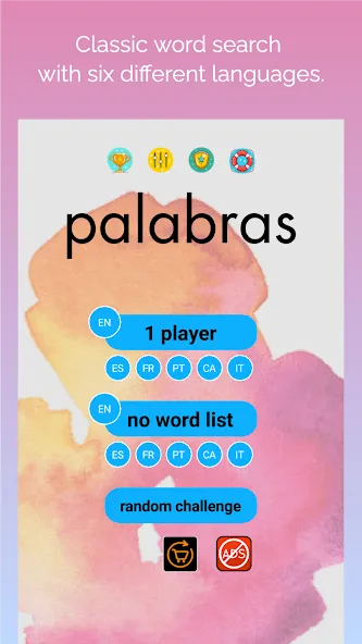 busca palabras: sopa de letras (буска палабрас)  [МОД Unlocked] Screenshot 1