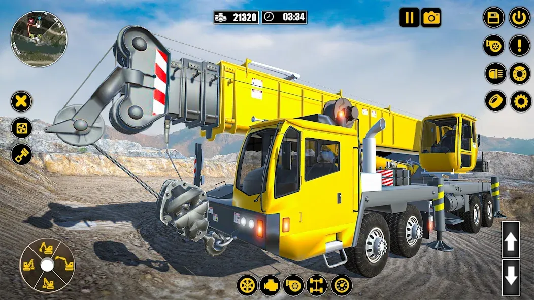 Construction Machine Real JCB  [МОД Меню] Screenshot 3