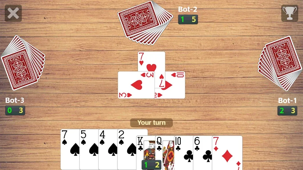 Callbreak League - Card Game (Колбрик Лига)  [МОД Бесконечные монеты] Screenshot 2