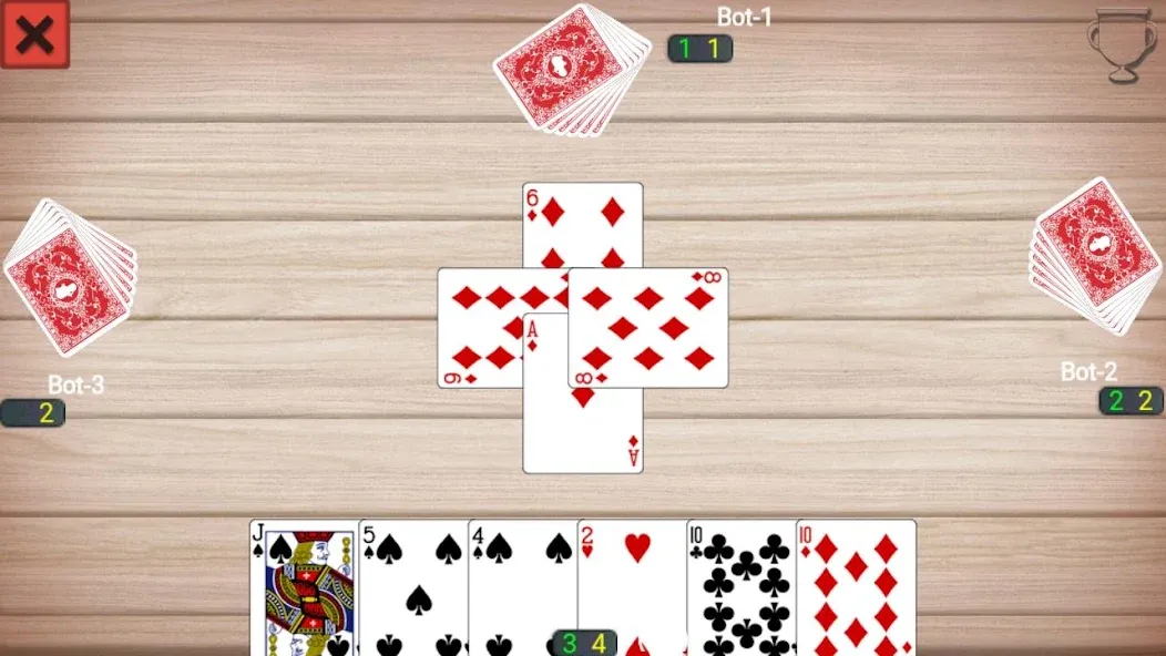 Callbreak Master - Card Game (Коллбрейк Мастер)  [МОД Бесконечные деньги] Screenshot 4