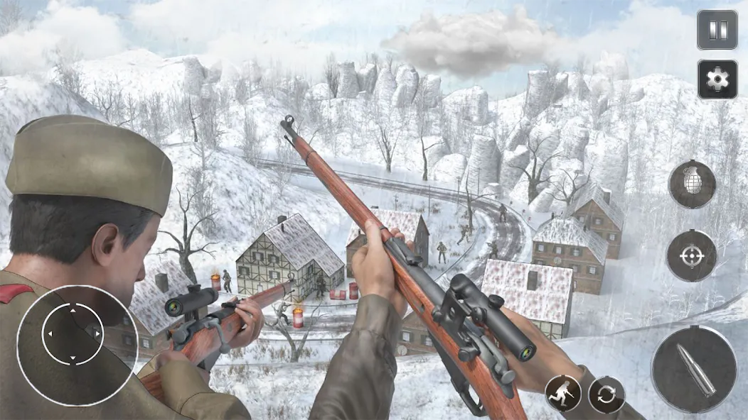 Call Of Courage : WW2 Shooting  [МОД Бесконечные деньги] Screenshot 4