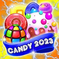 Скачать взломанную Candy 2024-Candy Match 3 Game (Кэнди 2023)  [МОД Меню] - стабильная версия apk на Андроид