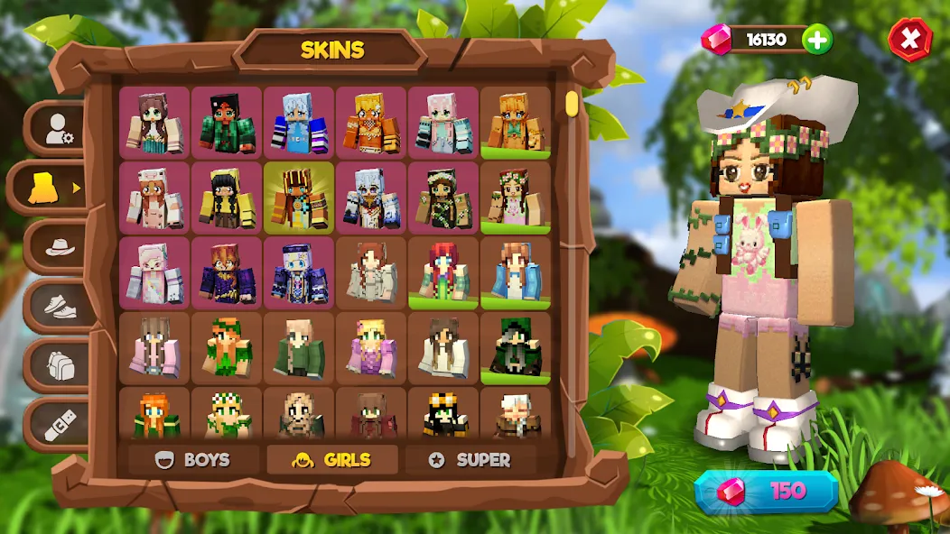 Pony World Craft  [МОД Много монет] Screenshot 1