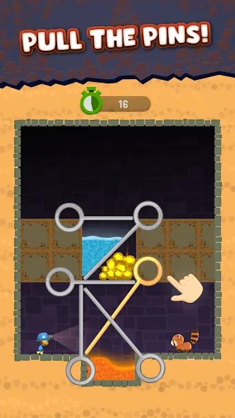 Mine Rescue: Gold Mining Games (Майн Рескью)  [МОД Много монет] Screenshot 2