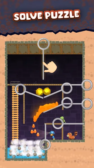 Mine Rescue: Gold Mining Games (Майн Рескью)  [МОД Много монет] Screenshot 4