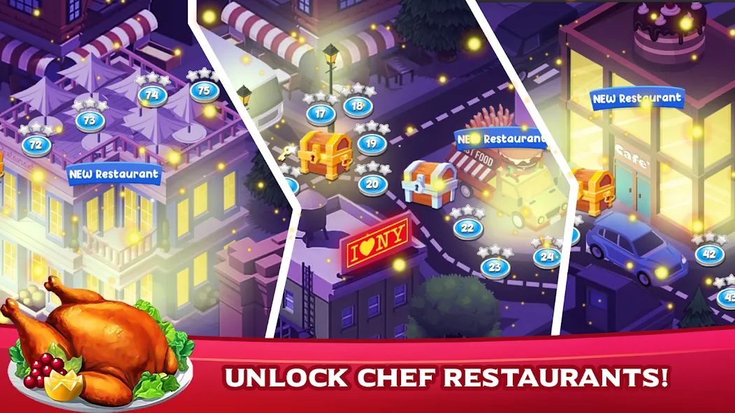 Cooking Mastery: Kitchen games  [МОД Все открыто] Screenshot 2