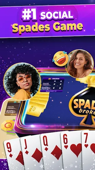 VIP Spades - Online Card Game (ВИП Спейдс)  [МОД Все открыто] Screenshot 2