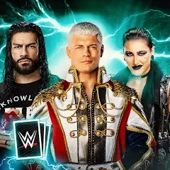 Взломанная WWE SuperCard - Battle Cards (ВВЕ СуперКард)  [МОД Mega Pack] - последняя версия apk на Андроид