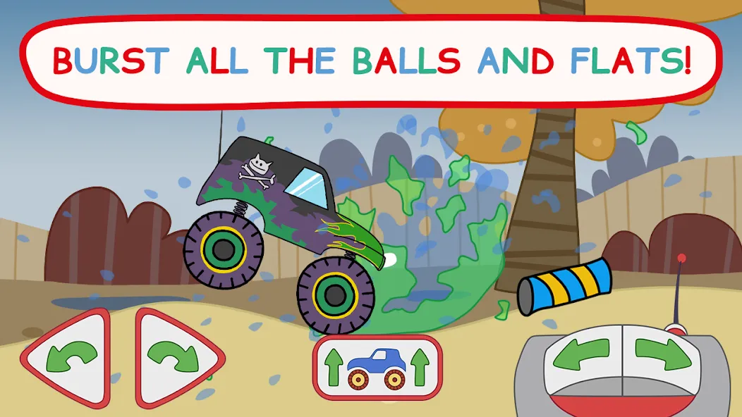 Kid-E-Cats: Kids Monster Truck  [МОД Много монет] Screenshot 5