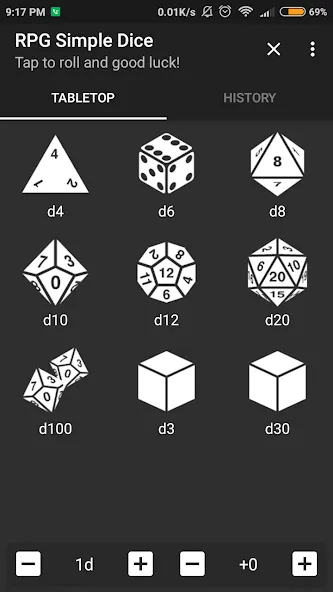 RPG Simple Dice (РПГ Простые Кости)  [МОД Unlimited Money] Screenshot 1