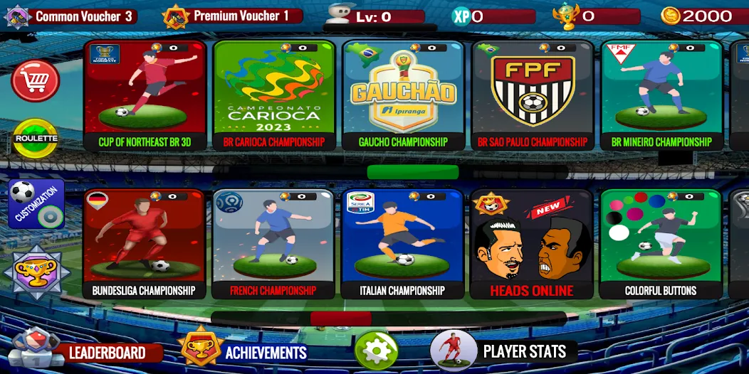 Button Football  [МОД Все открыто] Screenshot 3