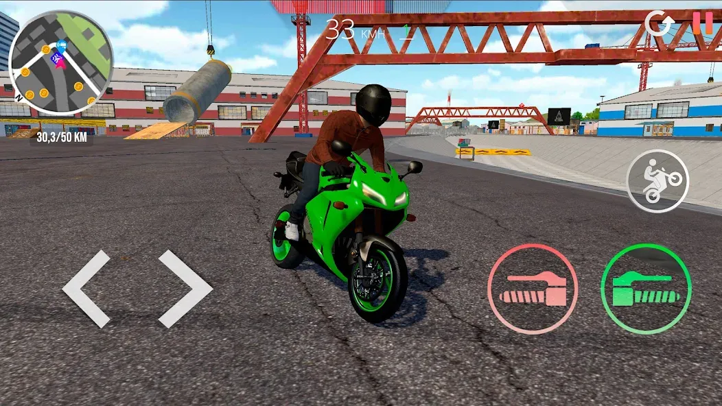 Motorcycle Real Simulator (Мотоцикл Реальный Симулятор)  [МОД Mega Pack] Screenshot 5