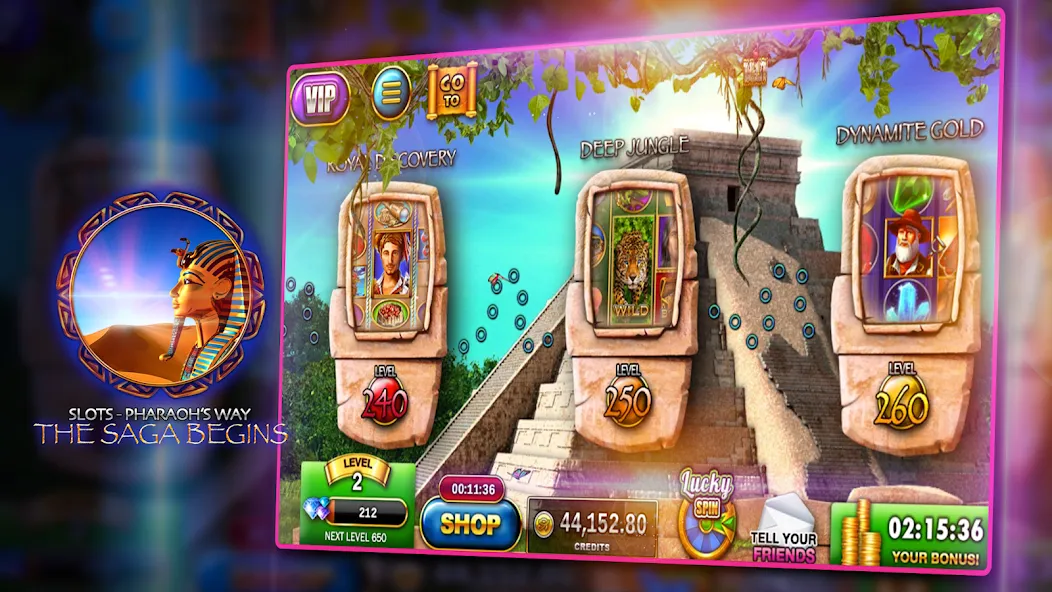 Slots - Pharaoh's Way Casino (Слоты)  [МОД Unlimited Money] Screenshot 1