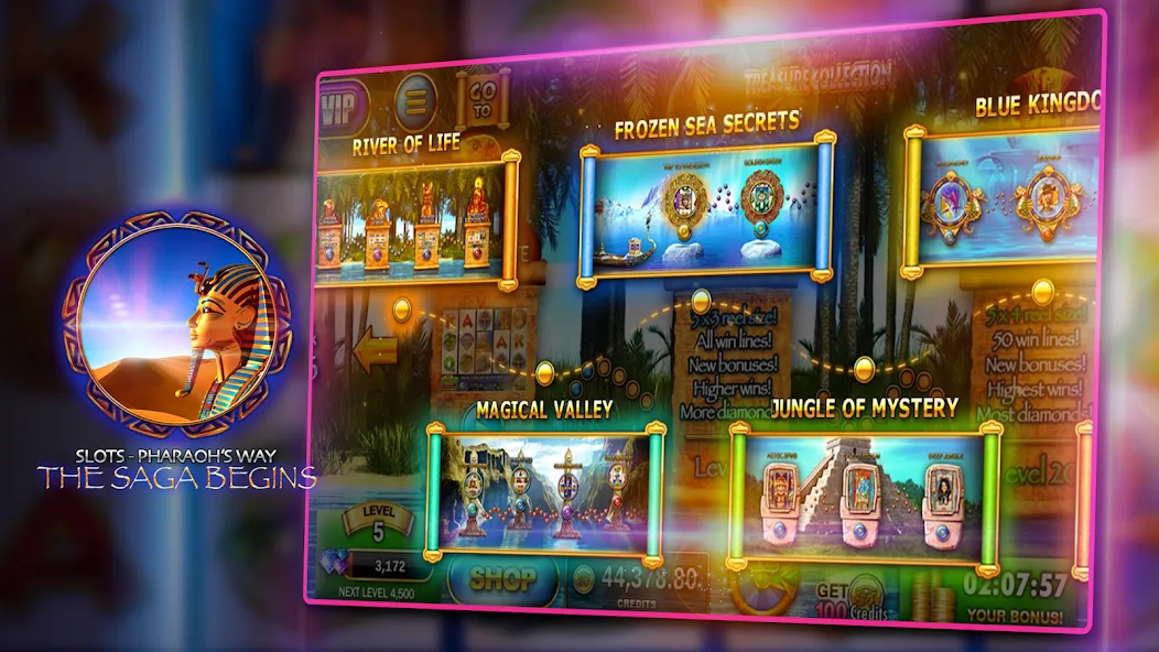 Slots - Pharaoh's Way Casino (Слоты)  [МОД Unlimited Money] Screenshot 5