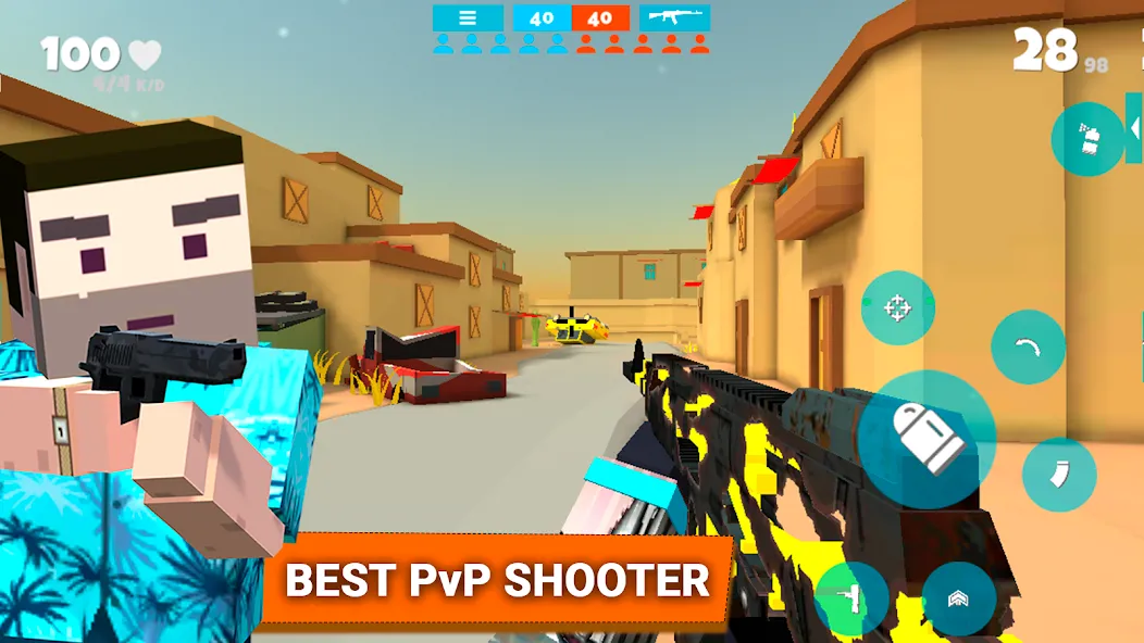 Fan of Guns: FPS Pixel Shooter (Фан оф Ганс)  [МОД Бесконечные деньги] Screenshot 1