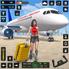 Взломанная City Pilot Cargo Plane Games (Сити Пилот Карго Плейн Геймс)  [МОД Все открыто] - полная версия apk на Андроид