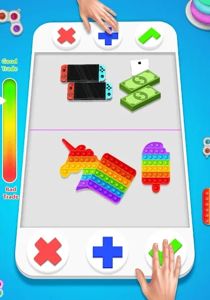 fidget trading: trade toys 3D (фиджет трейдинг)  [МОД Menu] Screenshot 3