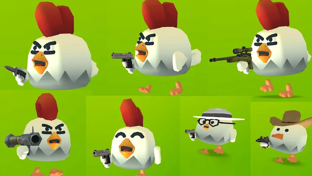 Chicken Gun (Чикен Ган)  [МОД Unlocked] Screenshot 1