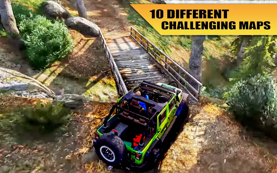 Off Road Jeep Drive Simulator  [МОД Mega Pack] Screenshot 4