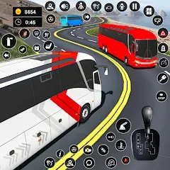 Взломанная Coach Bus Simulator: Bus Games (Коуч Бас Симулятор)  [МОД Menu] - последняя версия apk на Андроид