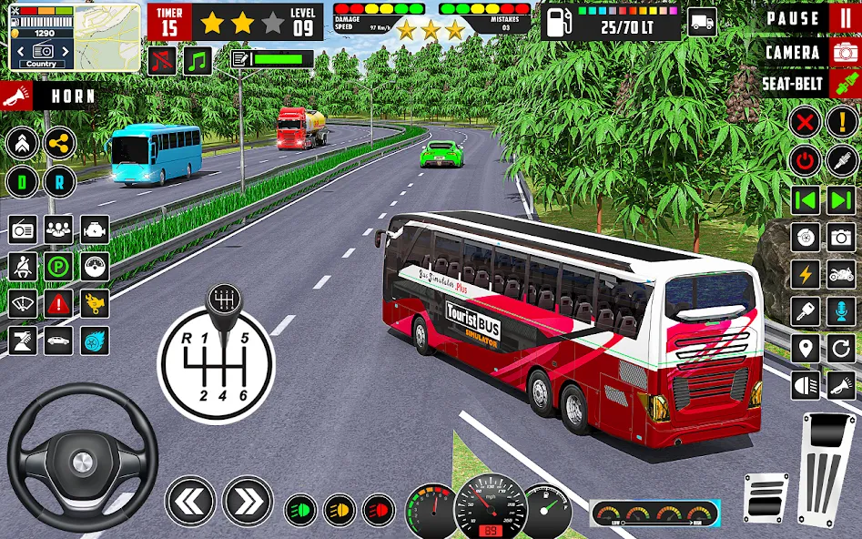 City Bus Simulator 3D Bus Game (Симулятор городского автобуса 3D  игра   )  [МОД Mega Pack] Screenshot 1