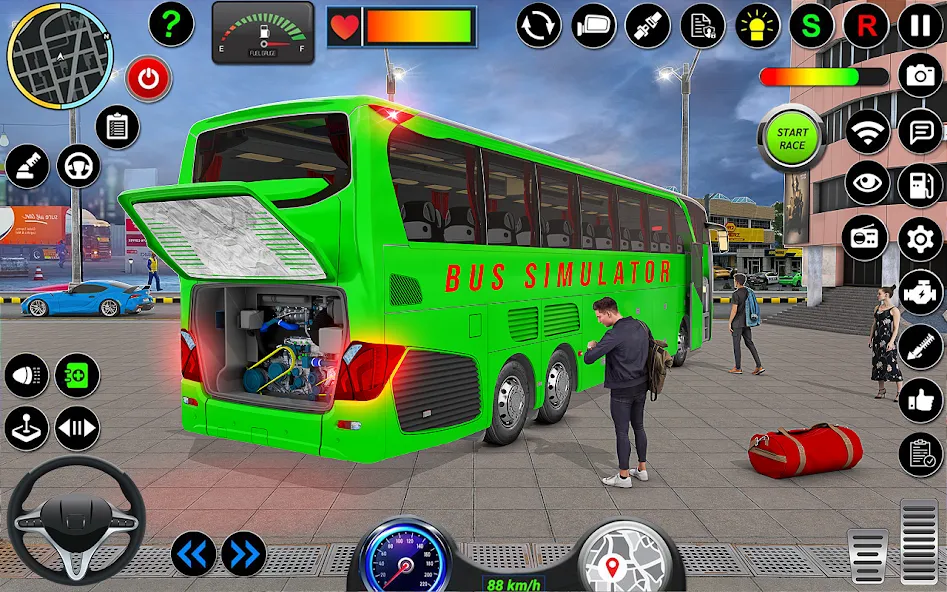 City Bus Simulator 3D Bus Game (Симулятор городского автобуса 3D  игра   )  [МОД Mega Pack] Screenshot 2