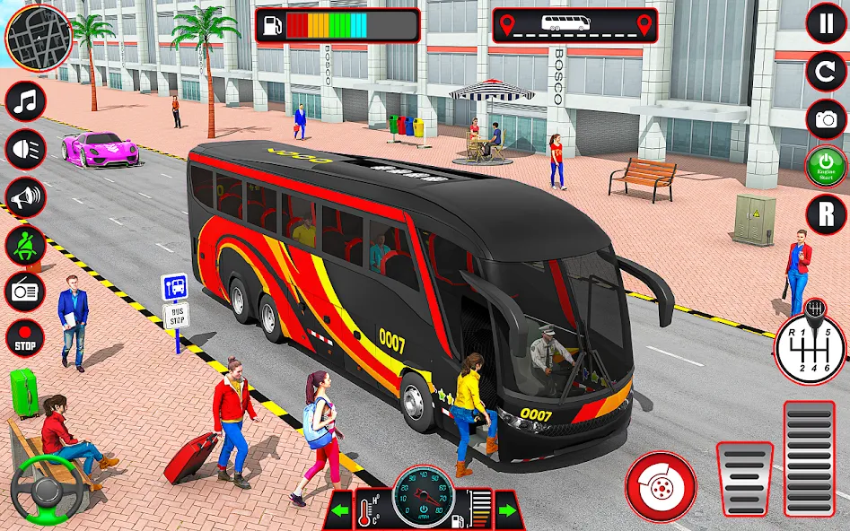 City Bus Simulator 3D Bus Game (Симулятор городского автобуса 3D  игра   )  [МОД Mega Pack] Screenshot 5