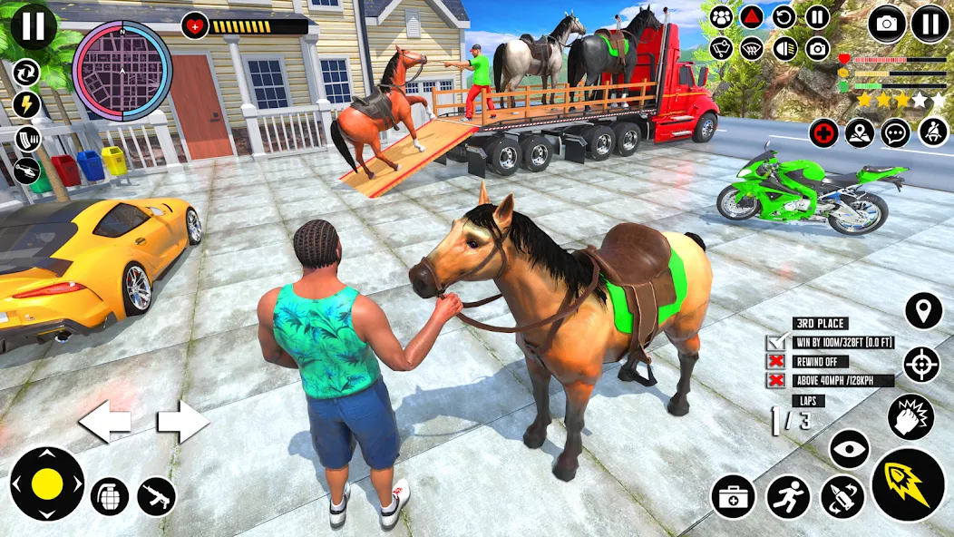 Animal Transport Truck Game 3D (Игра Грузовик для перевозки животных)  [МОД Все открыто] Screenshot 2