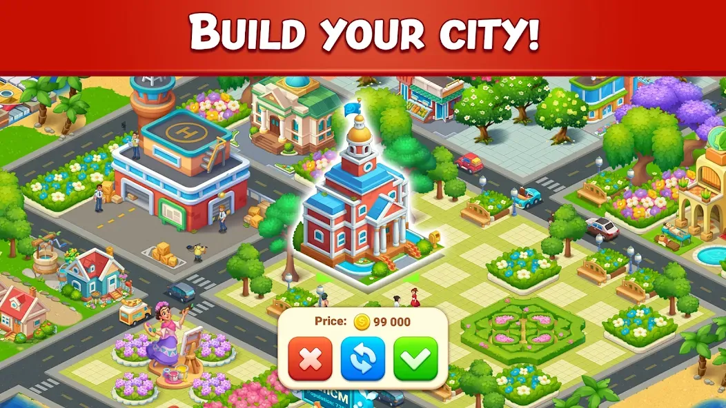 Farm City: Farming & Building (Фарм Сити)  [МОД Бесконечные деньги] Screenshot 4