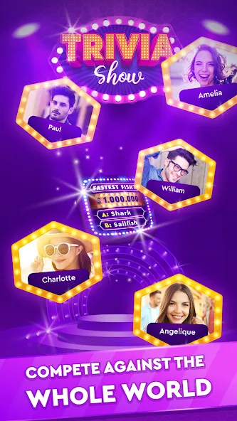 Trivia Show: TV Word Quiz Game  [МОД Меню] Screenshot 2