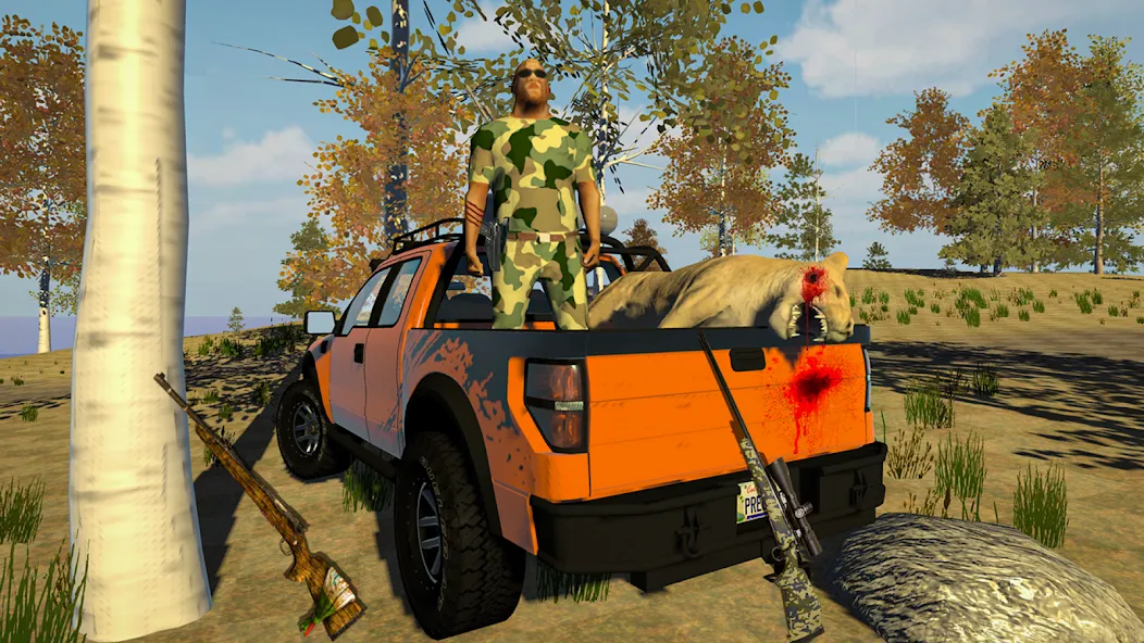 Animal Hunting -Shooting Games (Энимал Хантинг)  [МОД Unlocked] Screenshot 1