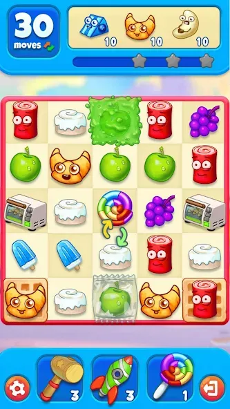 Sugar Heroes - match 3 game  [МОД Unlimited Money] Screenshot 5