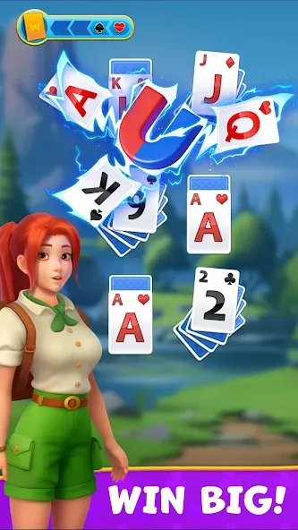 Kings & Queens: Solitaire Game  [МОД Бесконечные деньги] Screenshot 3