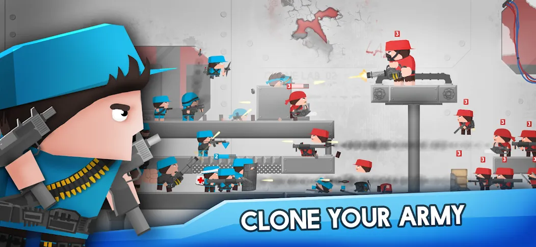 Clone Armies: Battle Game (Клоун армии)  [МОД Меню] Screenshot 1