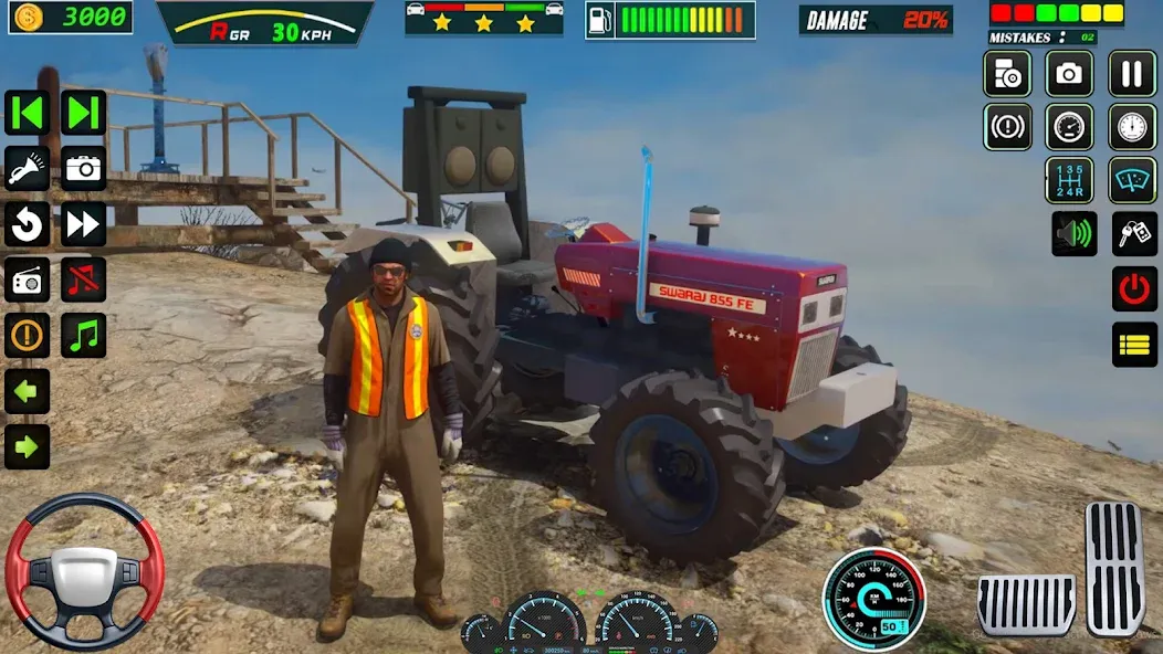 US Tractor Farming Games 3d  [МОД Unlimited Money] Screenshot 3