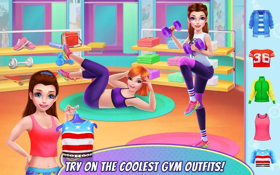 Fitness Girl - Dance & Play  [МОД Mega Pack] Screenshot 1