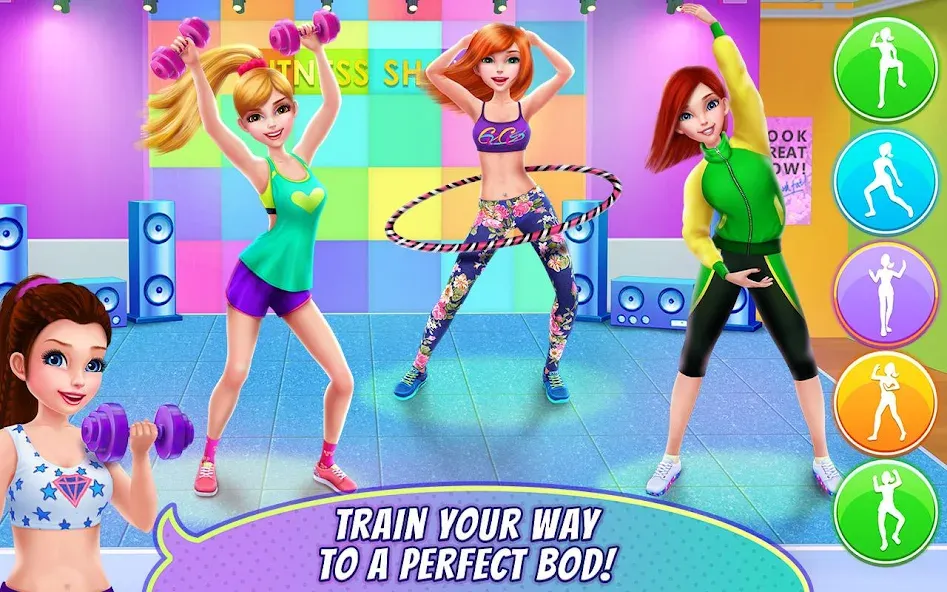 Fitness Girl - Dance & Play  [МОД Mega Pack] Screenshot 3