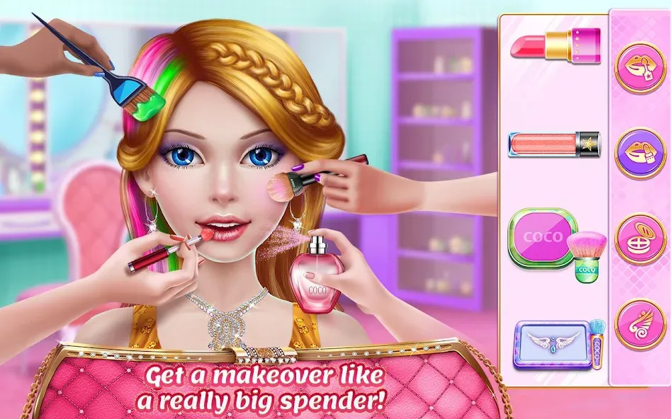 Rich Girl Mall - Shopping Game  [МОД Много денег] Screenshot 3