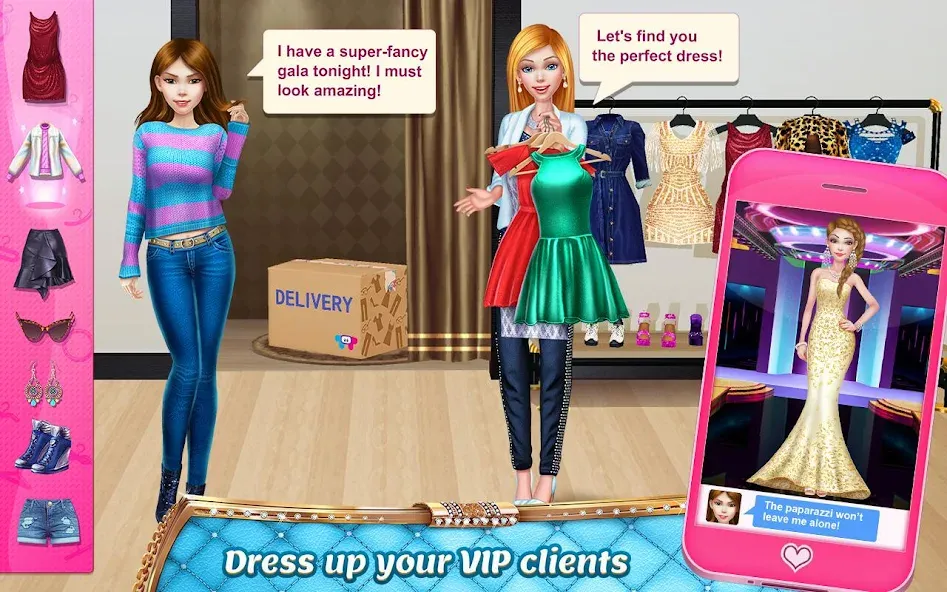 Stylist Girl: Make Me Fabulous  [МОД Menu] Screenshot 2