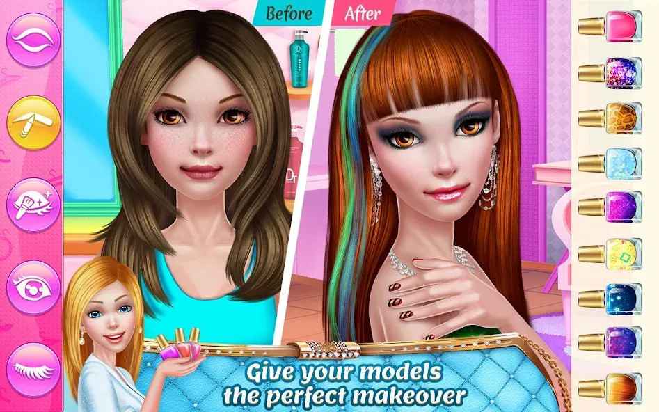 Stylist Girl: Make Me Fabulous  [МОД Menu] Screenshot 3