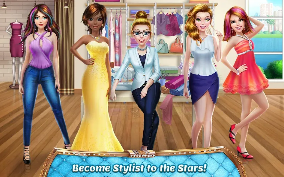 Stylist Girl: Make Me Fabulous  [МОД Menu] Screenshot 5