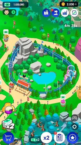 Idle Theme Park Tycoon (Айдел Тем Парк Тайкун)  [МОД Mega Pack] Screenshot 4