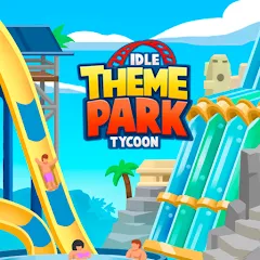 Скачать взломанную Idle Theme Park Tycoon (Айдел Тем Парк Тайкун)  [МОД Mega Pack] - последняя версия apk на Андроид