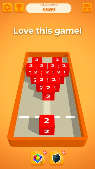 Chain Cube 2048: 3D merge game (Чейн Куб)  [МОД Menu] Screenshot 5