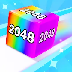 Взломанная Chain Cube 2048: 3D merge game (Чейн Куб)  [МОД Menu] - последняя версия apk на Андроид